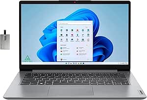 Lenovo IdeaPad 1i 14" HD Laptop Bundle