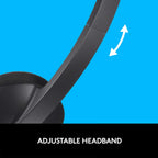 Logitech 981-000507 USB Headset H340 Stereo Black