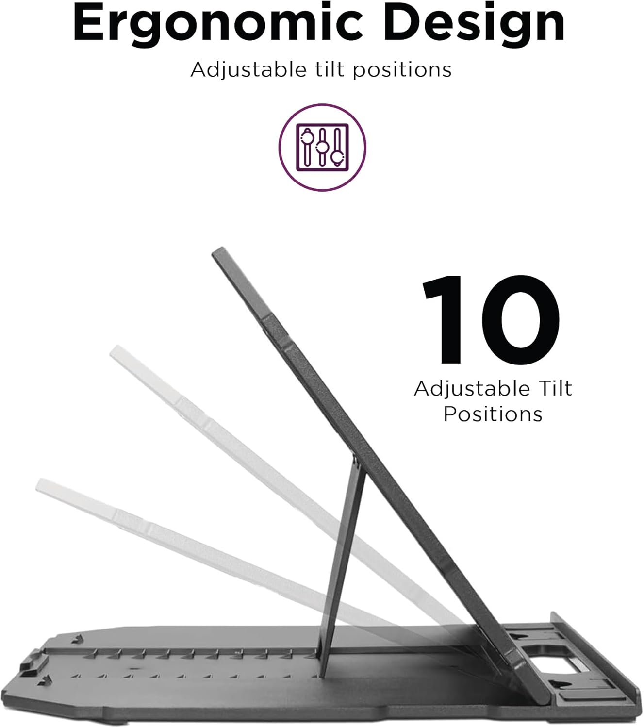 Lenovo GXF0X02619 2-in-1 Laptop Stand Adjustable Portable
