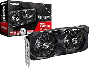 ASRock 90-GA3RZZ Radeon RX 6650 XT Challenger OC 8GB Graphics — main product image