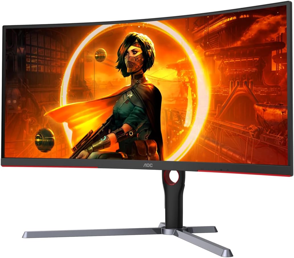 AOC CU34G3S 34" Curved Ultrawide 165Hz Gaming Monitor
