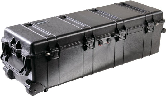 Pelican 1740-001 Long Black Wheeled Case - No Foam