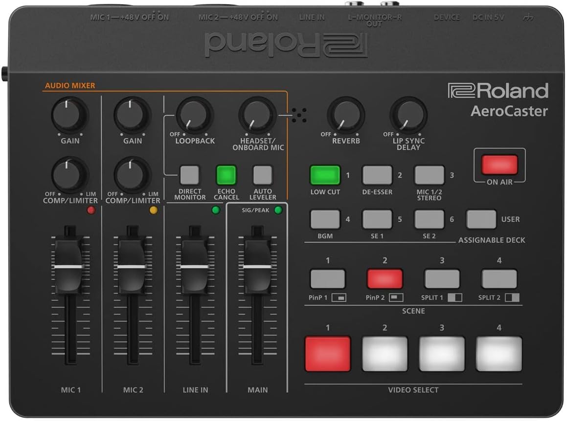 Roland VRC-01 AeroCaster - Wireless Live Streaming System
