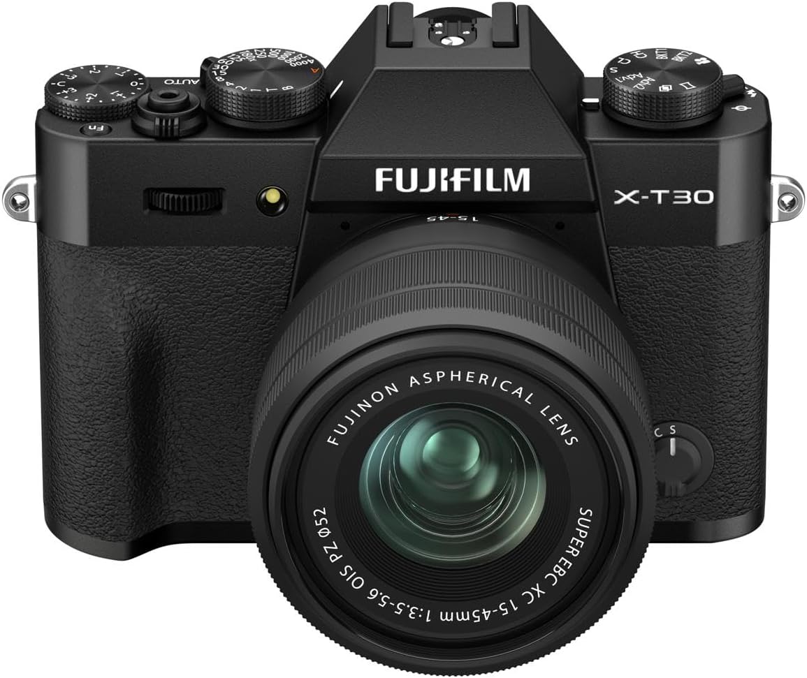 Fujifilm X-T30 II XC15-45mm Black Mirrorless Camera Kit