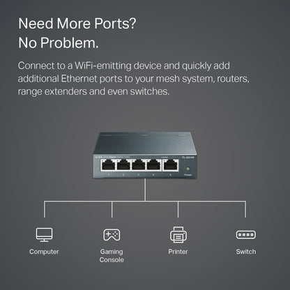 TP-Link TL-SG105 5-Port Gigabit Ethernet Network Switch