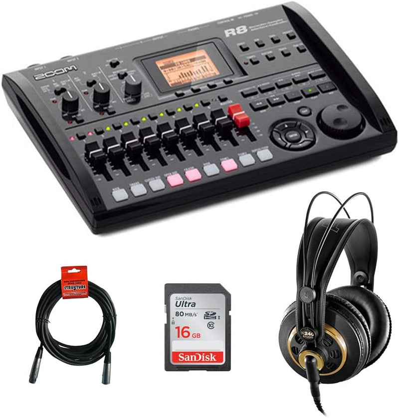 Zoom R8 Multitrack Recorder & Interface Bundle — main product image