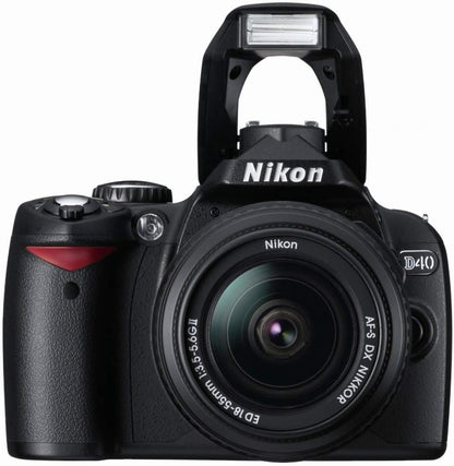 Nikon D40 6.1MP Digital SLR Camera 18-55mm Lens Renewed
