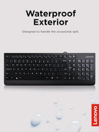 Lenovo GX30M39655 300 USB Wired Ergonomic Keyboard