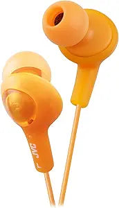 JVC HAFX5D Gumy Plus Inner Ear Headphones (Orange) — main product image