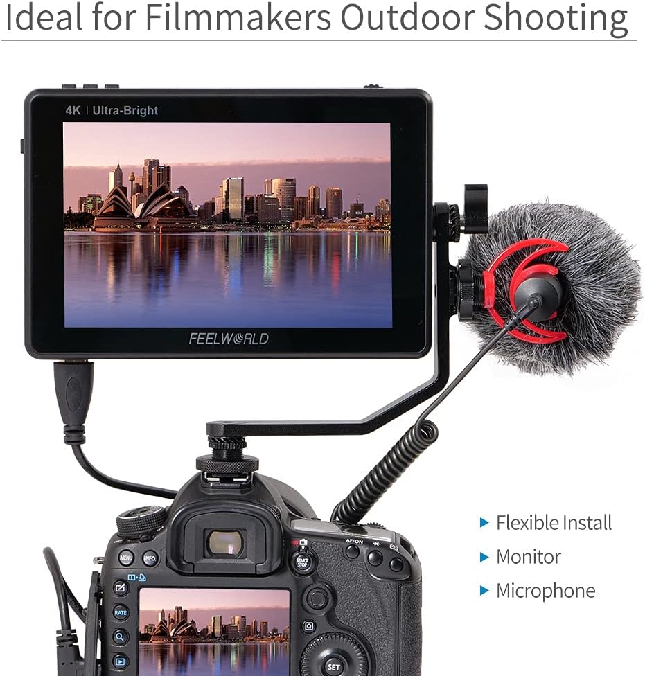 FEELWORLD FEELWORLD LUT7S Monitor Tilt Arm: DSLR Rig Mount