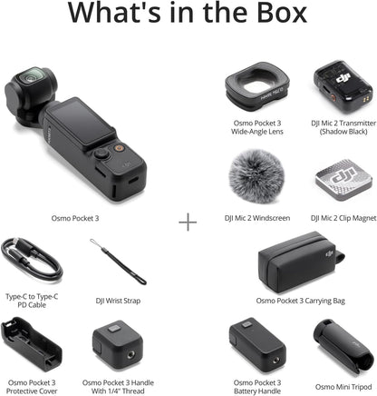 DJI 6941565969903 Osmo Pocket 3 Creator Combo 4K Camera