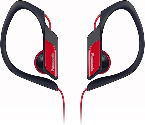 Panasonic RP-HS34-R Sport Clip Earbud Headphones