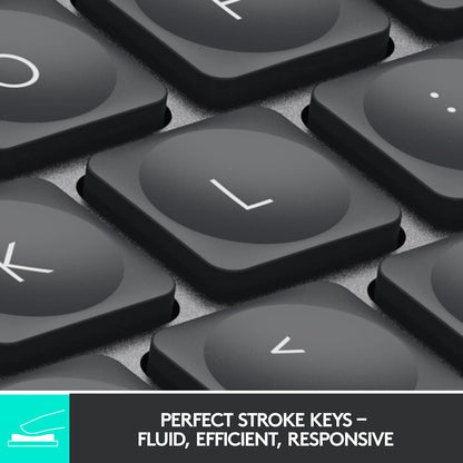 Logitech 920-010388 MX Keys Mini Wireless Keyboard Graphite
