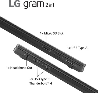 LG 14T90Q-K.AAB9U1 gram 2-in-1 Tablet Laptop