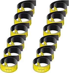 Westcott E-15990 00-I Magnetic Flexible Ruler - 30cm 12pcs