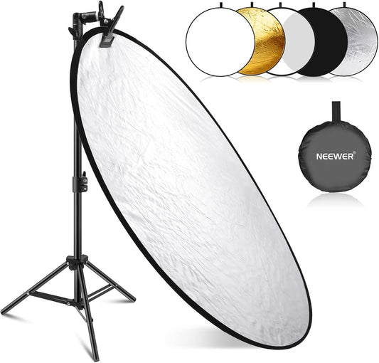 Neewer 10101016 43" 5-in-1 Light Reflector Kit Stand
