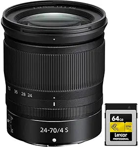 Nikon E10NKZ2470F4S Z 24-70mm f/4 Lens Bundle