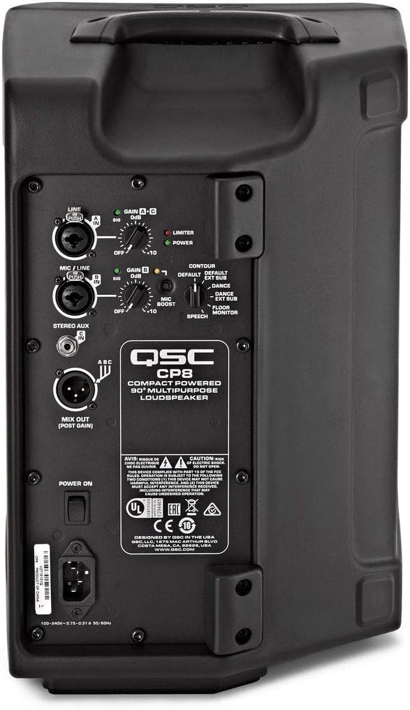 QSC CP8-NA 8-Inch Compact Powered Loudspeaker