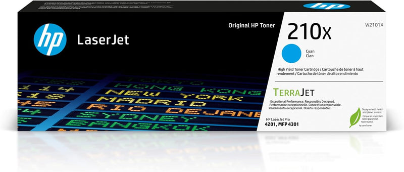 HP W2101X 210X Cyan High-Yield Toner Cartridge — main product image