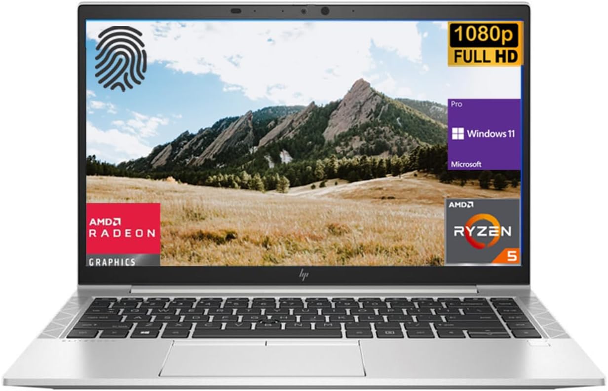 HP EliteBook 845 G8 Business Laptop, Ryzen 5, 16GB RAM, 512GB SSD