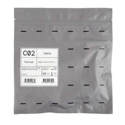 AIAIAI 1302 C02 Coiled Cable Black 1.5m