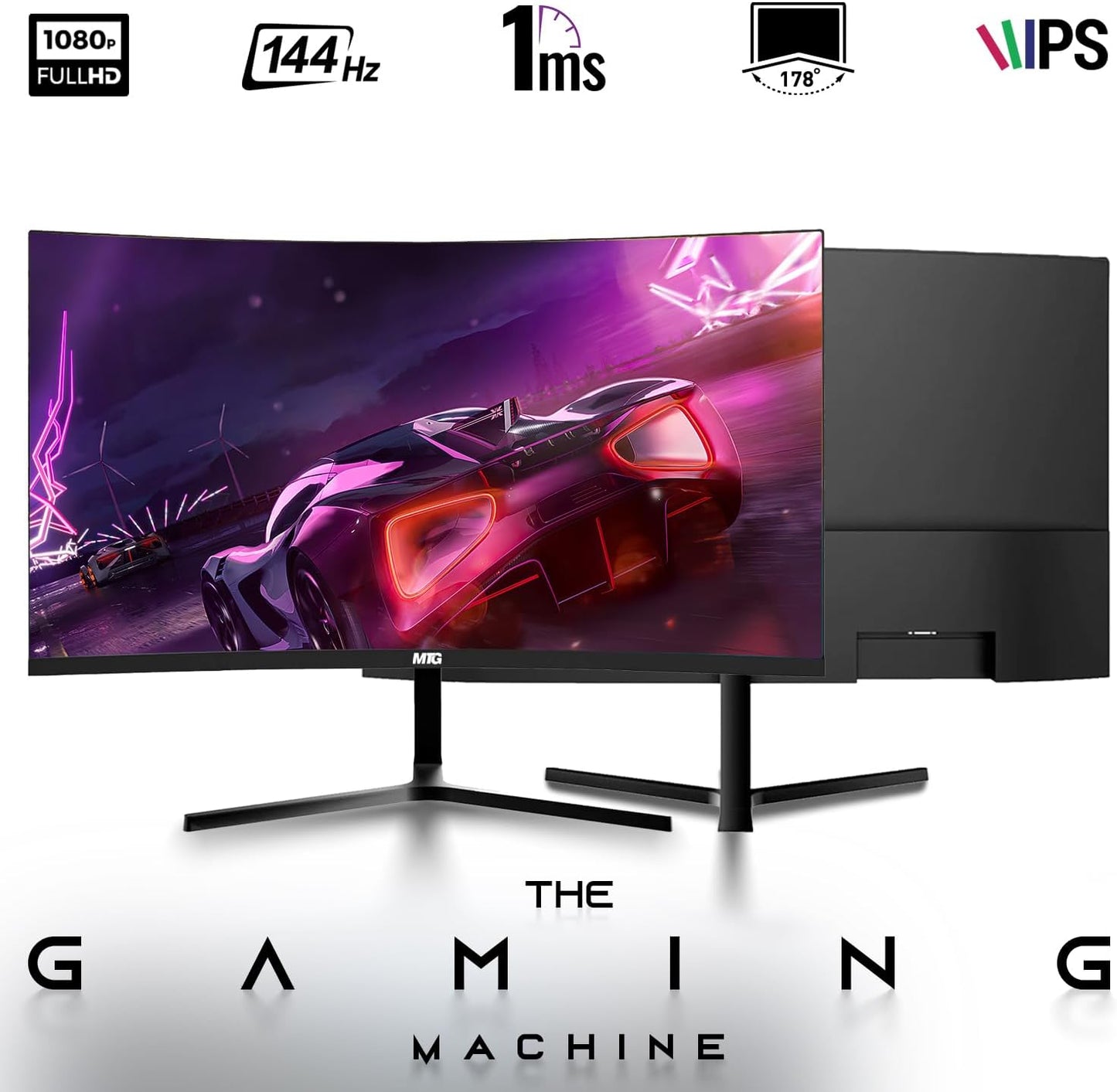 Dell Core i7 Gaming PC Bundle 27in Curved Monitor Renewed