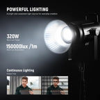 Neewer CB300B 320W Bi-Color LED Video Light Remote Control