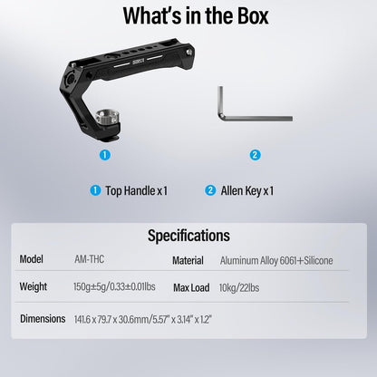 Sirui AM-THC Cold Shoe Mount Camera Top Handle