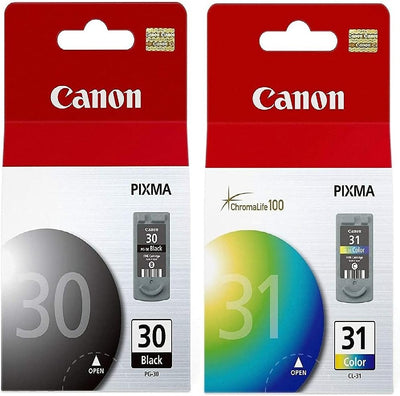 Canon 4328400536 PG-30/CL-31 Ink Cartridge Combo Pack, Black/Color