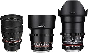 Samyang Samyang DS Cine Lens Kit, 24mm 35mm 85mm T1.5 MFT Bundle