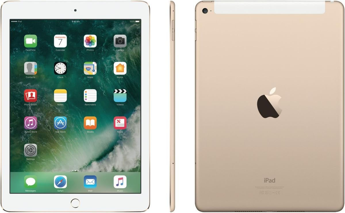 Apple iPad Air 2 16GB 4G + Wi-Fi Gold (Renewed)