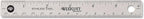 Westcott 10414 6-Inch Stainless Steel Ruler with Cork Base