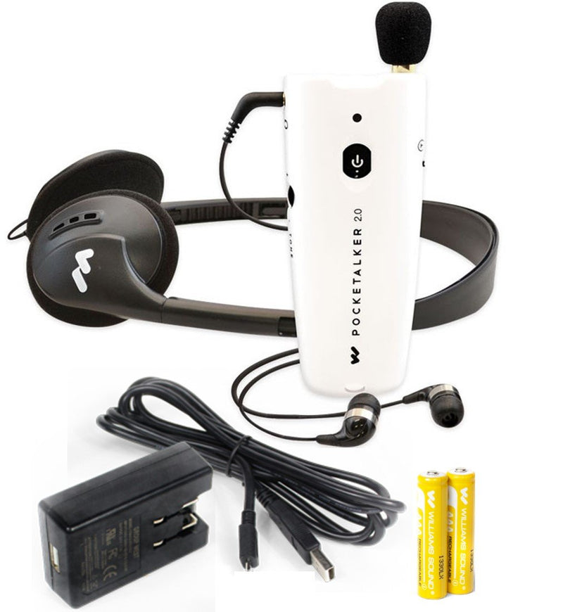Williams Sound PockeTalker Ultra 2.0 - Rechargeable Hearing Amplifier — main product image