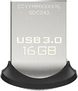 SanDisk SDCZ43-016G-G46 Ultra Fit 16GB USB 3.0 Drive