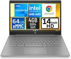 HP Intel Celeron N4120 14a-ne0013dx Chromebook Renewed