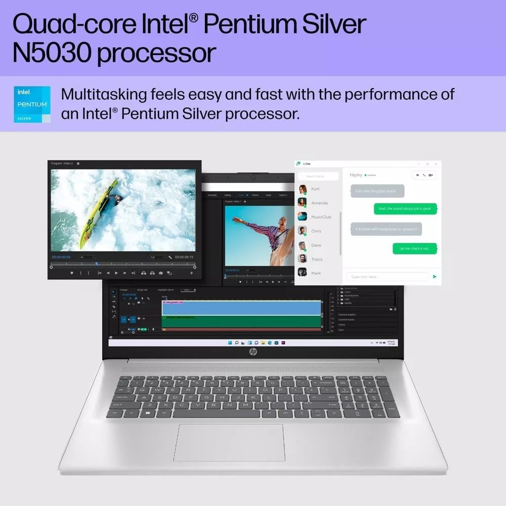 HP 0001tg 17.3" Touchscreen Laptop w/Office 365