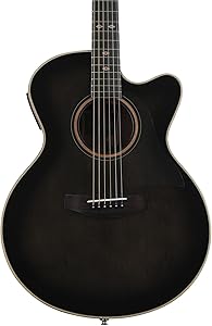 Yamaha CPX1200II Translucent Black Acoustic-Electric Guitar — main product image