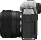 Fujifilm X-T200 Mirrorless Camera XC15-45mm Lens Kit Silver