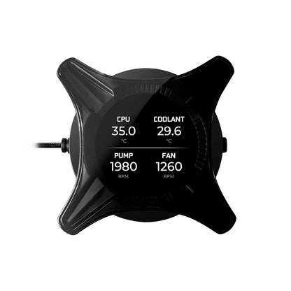 EVGA 400-HY-CX36-V1 CLCx 360mm LCD AIO CPU Cooler