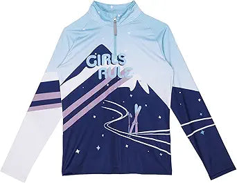 Spyder Surface Half Zip T-Neck Big Girls