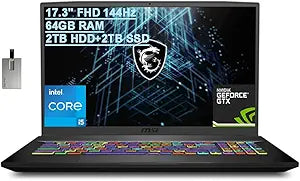 MSI MSI GE75 17.3" Gaming Laptop i5 64GB RAM 2TB+2TB SSD