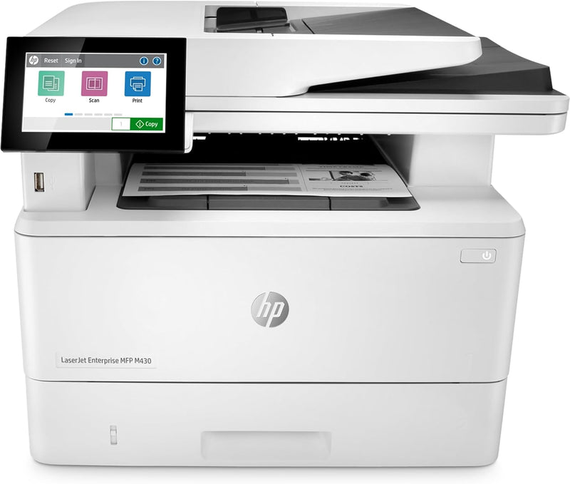 HP M430f LaserJet Enterprise MFP Monochrome Printer — main product image