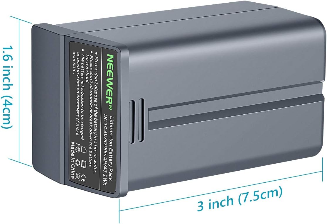 Neewer 10097923 14.4V 3200mAh Q3 Flash Battery