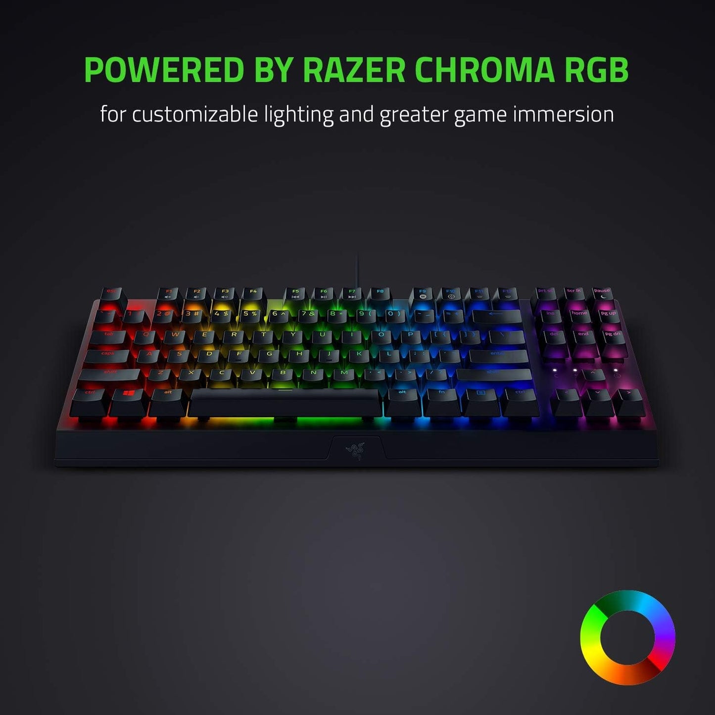 Razer BlackWidow V3 TKL Mechanical Keyboard (Renewed)