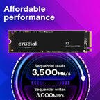 Crucial CT1000P3SSD8 1TB NVMe PCIe Gen3 SSD