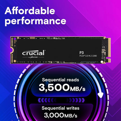 Crucial CT1000P3SSD8 1TB NVMe PCIe Gen3 SSD