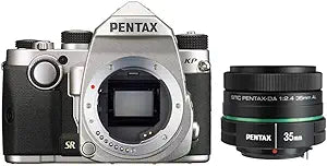Pentax KP Black 35mm Weatherproof DSLR Camera Kit