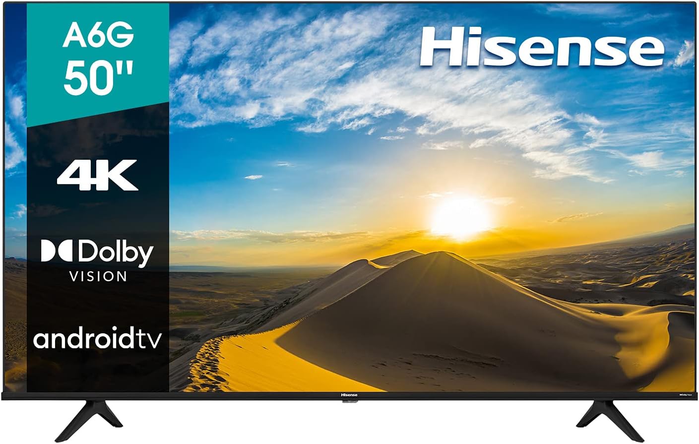 Hisense 50A6G 50-Inch 4K UHD Android Smart TV (Renewed)