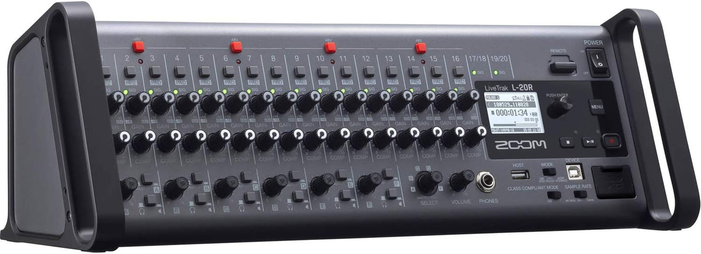 Zoom LiveTrak L-20R Digital Mixing Console