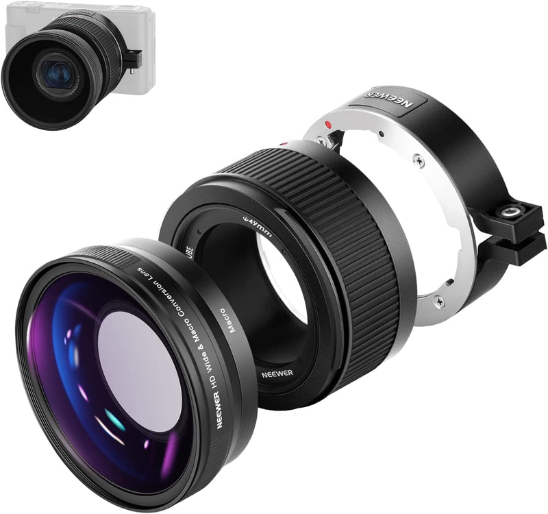 Neewer 10100457 18mm Wide Angle Macro Lens Sony ZV1 — main product image